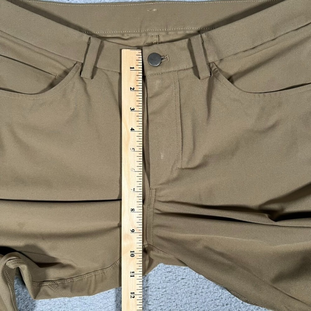 Lululemon Pants Mens 32x29 Brown ABC Classic Fit Warpstreme Golf Casual Preppy - Picture 8 of 13